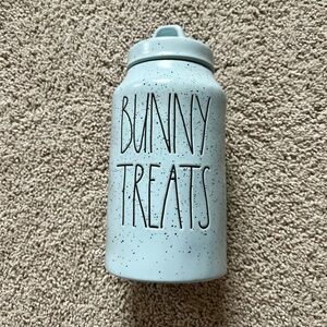 Rae Dunn Blue Bunny Treats Jar